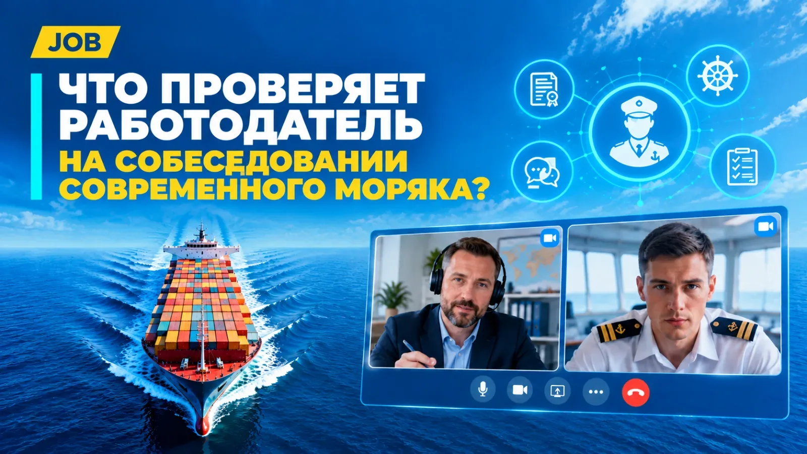 Что проверяет работодатель на собеседовании современного моряка?