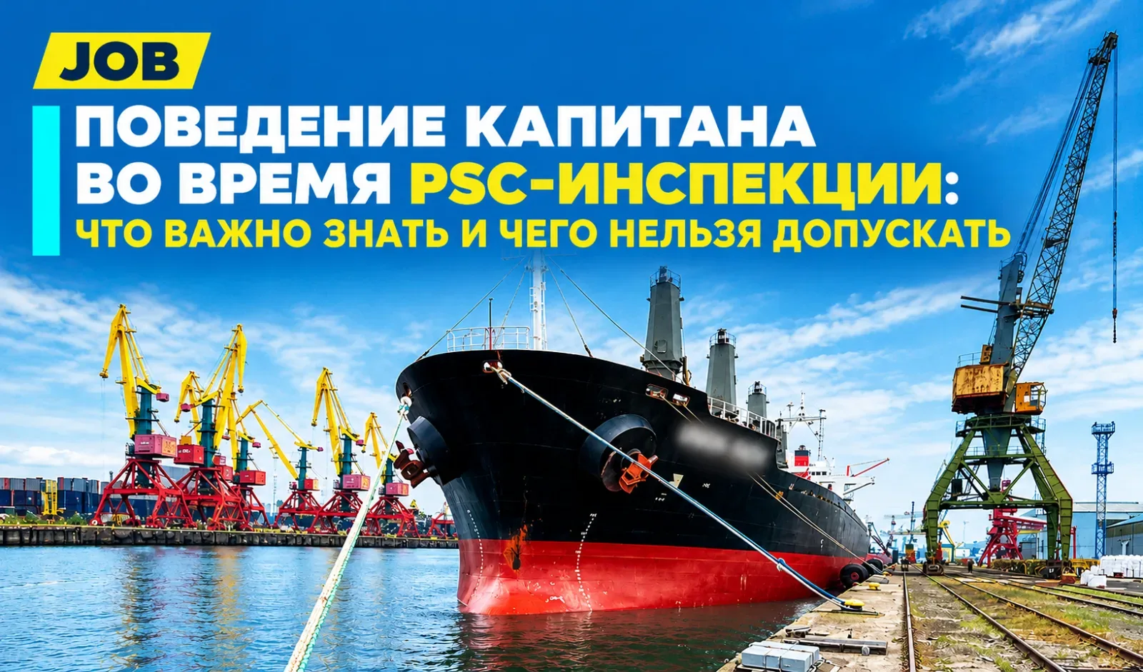 Поведение капитана во время PSC-инспекции: что важно знать и чего нельзя допускать.