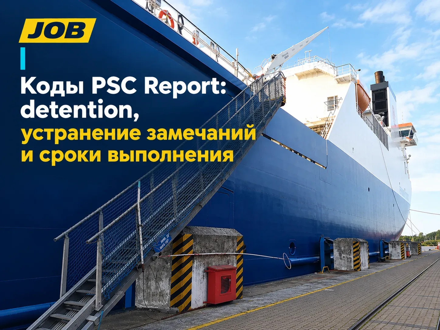 Коды PSC Report: detention, устранение замечаний и сроки выполнения.