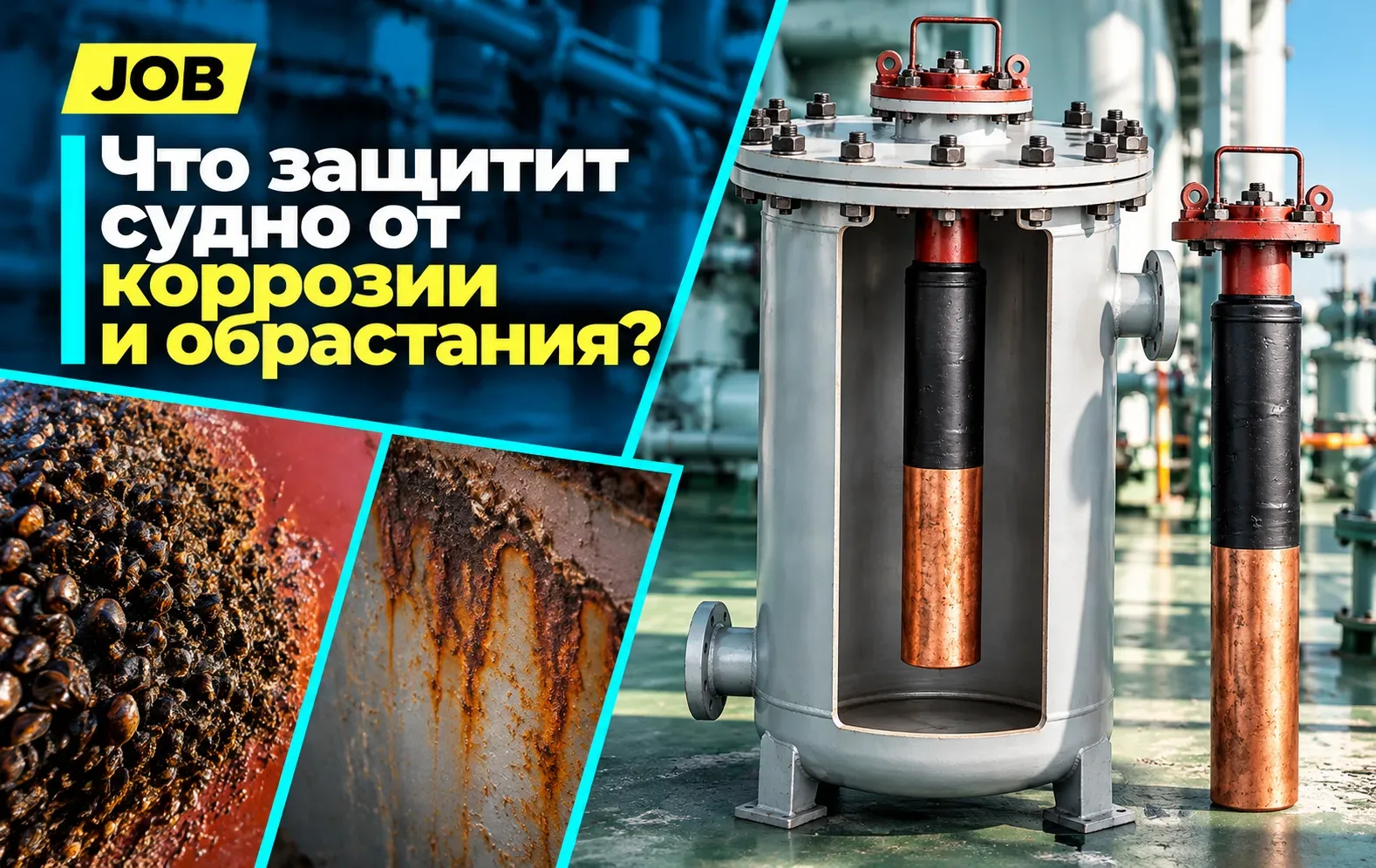 Что защитит судно от коррозии и обрастания?